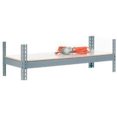 GLOBAL EQUIPMENT Extra Heavy Duty Laminated Shelf 36"W x 24"D - Gray 716965